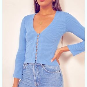 Reformation Gellar Knit Top